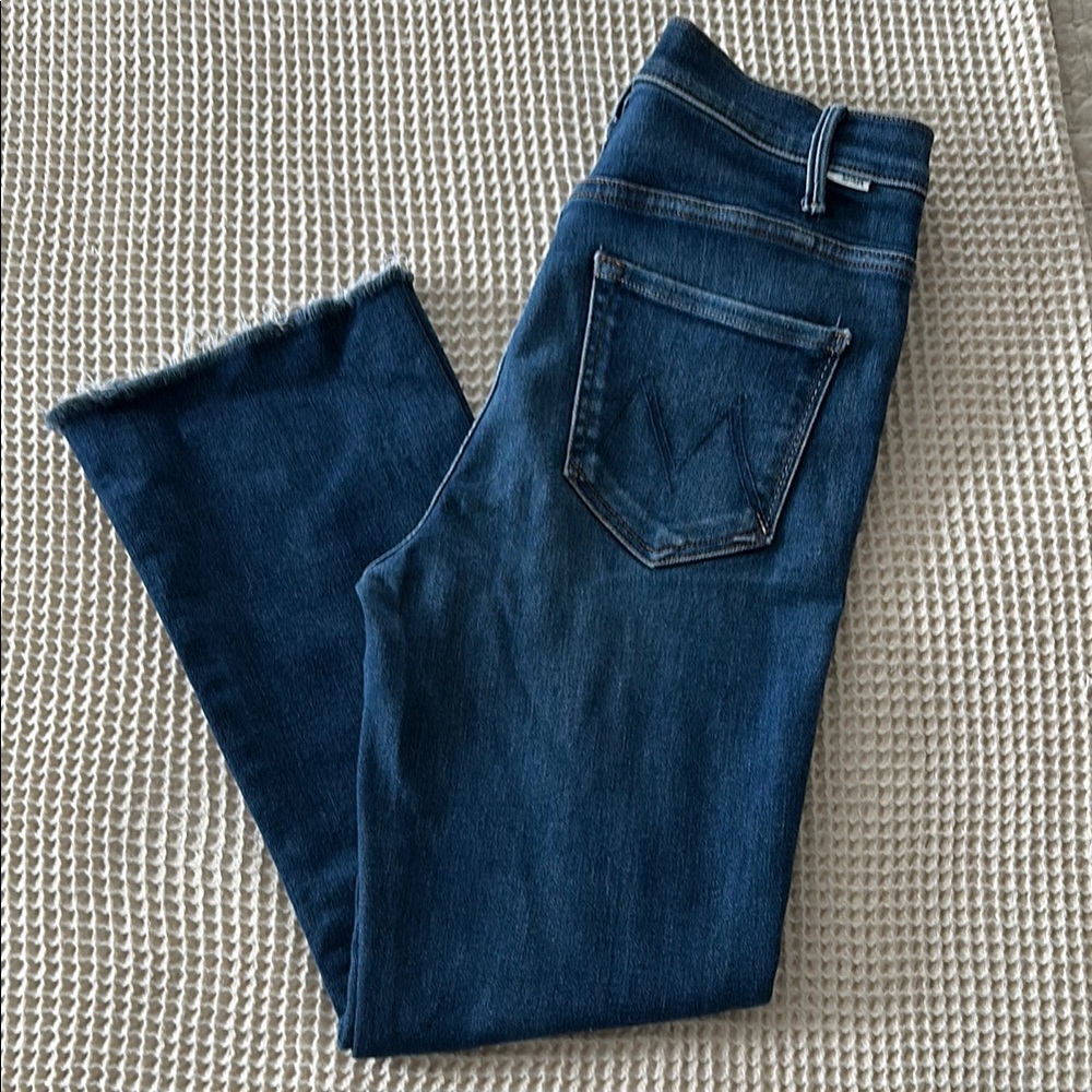 NWOT MOTHER The Hustler Ankle Fray Jeans